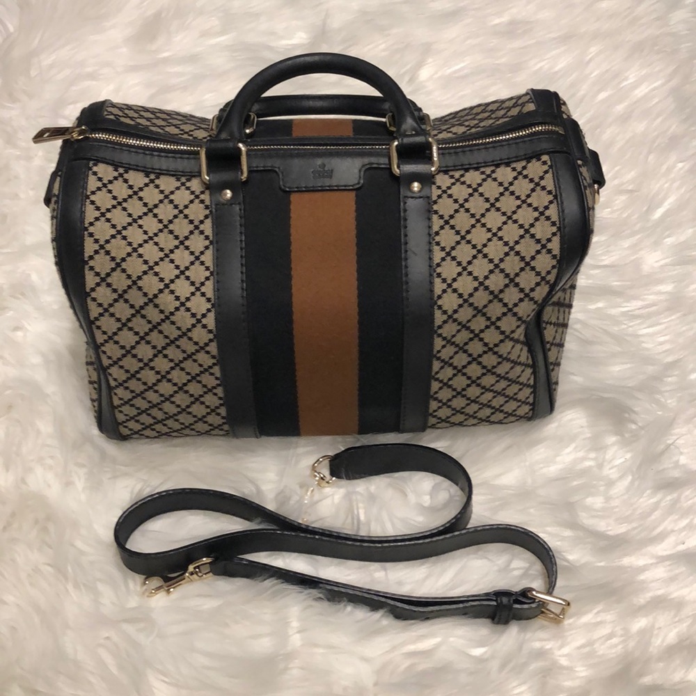 Gucci Boston Bag with long strap